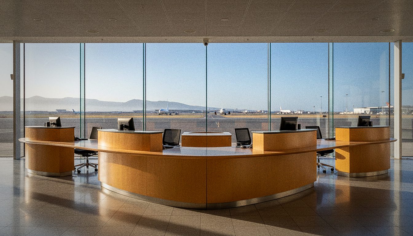 Avis Mietwagenschalter am Flughafen Teneriffa Süd