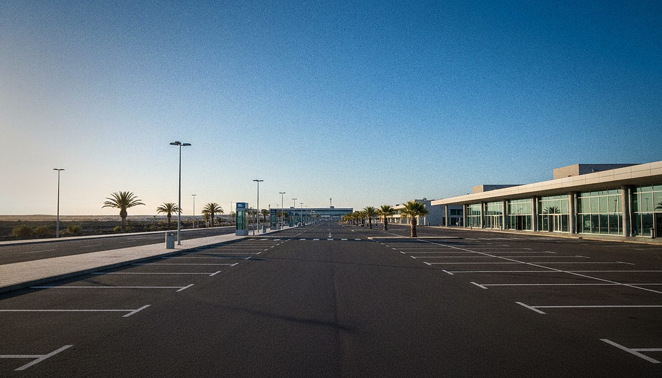 Mietwagen-Station am Flughafen Teneriffa Süd (Reina Sofía)